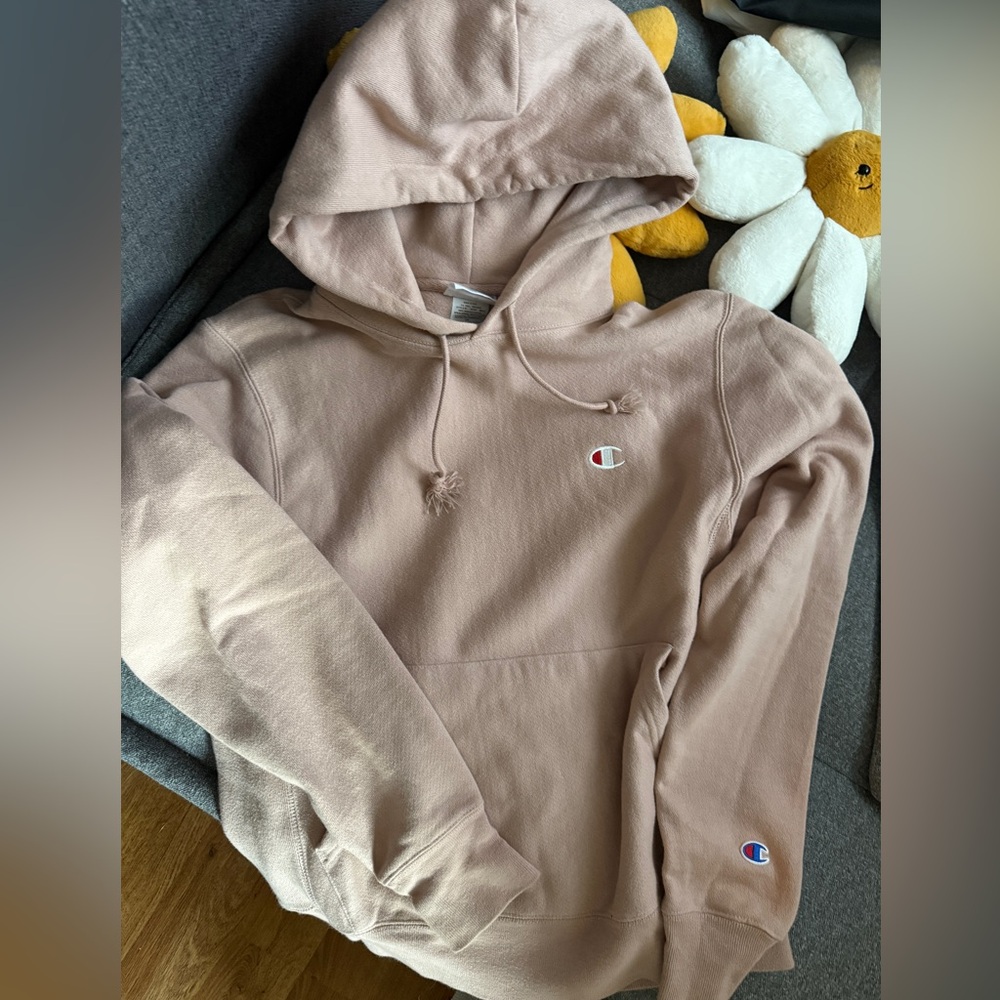 Champion Soft Pink Hoodie, Small